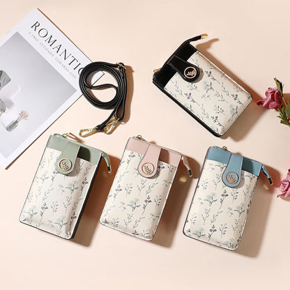 Small Crossbody Bags for Women Leather Cell Phone Purse Bag Wallet with RFID Blocking Credit Card Slots