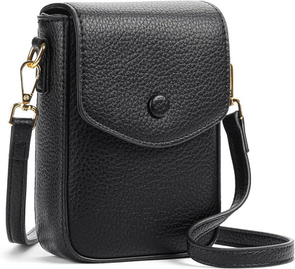 Small Crossbody Bags for Women Leather Cell Phone Purse Bag Wallet with RFID Blocking Credit Card Slots