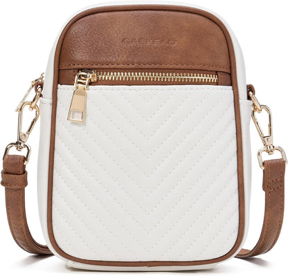 Small Crossbody Bags for Women Leather Cell Phone Purse Bag Wallet with RFID Blocking Credit Card Slots