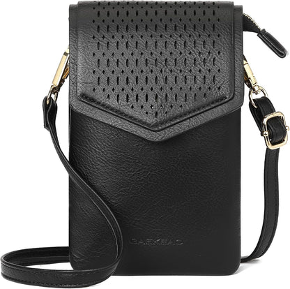 Small Crossbody Bags for Women Leather Cell Phone Purse Bag Wallet with RFID Blocking Credit Card Slots