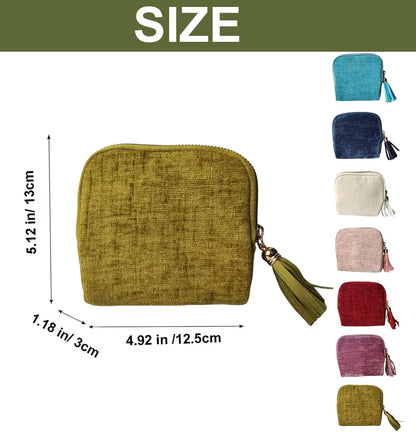 Travel Jewelry Case Soft Velvet Organizer Pouch 6 Layer Zipper Portable Jewelry Bag for Bracelet Rings Earrings Necklace Bangle Tangle-Free Storage Mini Travel Case Women Gifts-Red