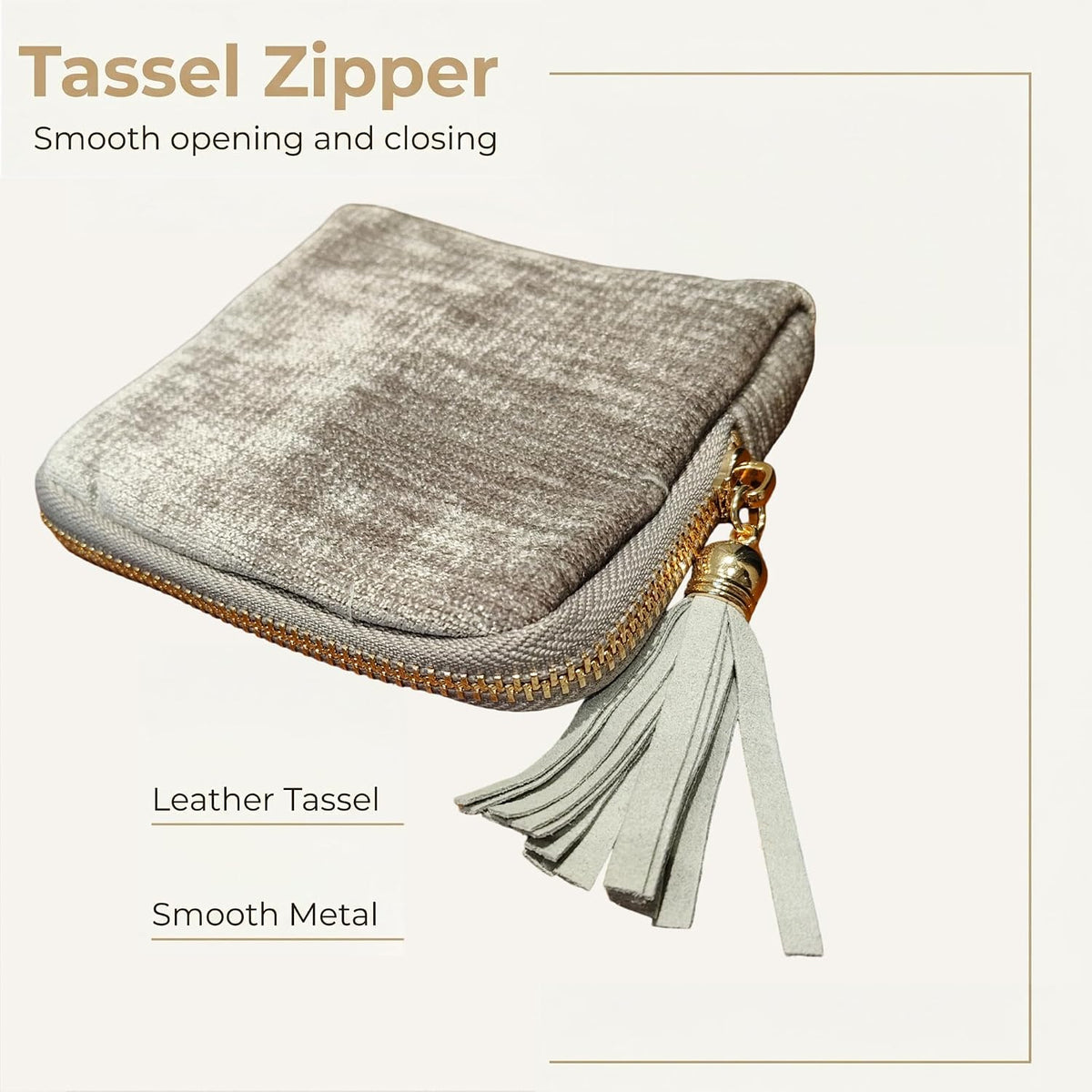 Travel Jewelry Case Soft Velvet Organizer Pouch 6 Layer Zipper Portable Jewelry Bag for Bracelet Rings Earrings Necklace Bangle Tangle-Free Storage Mini Travel Case Women Gifts-Red