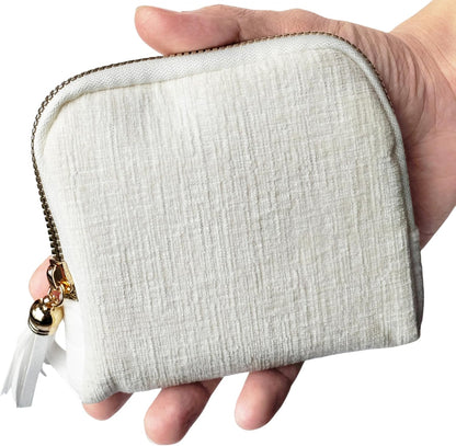 Travel Jewelry Case Soft Velvet Organizer Pouch 6 Layer Zipper Portable Jewelry Bag for Bracelet Rings Earrings Necklace Bangle Tangle-Free Storage Mini Travel Case Women Gifts-Red