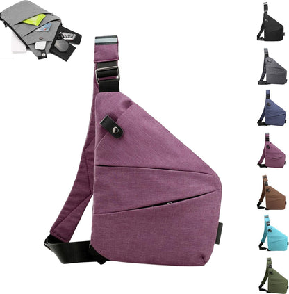 Anti Theft Travel Bag,Anti Theft Crossbody Bag, Sling Bag Travel Crossbody Bag for Women Men