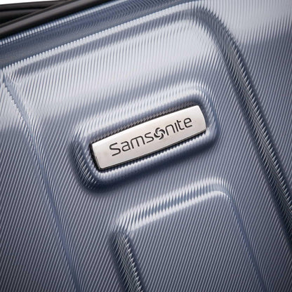 Centric Hardside Expandable Luggage with Spinner Wheels, Blue Slate, Carry-On 20-Inch