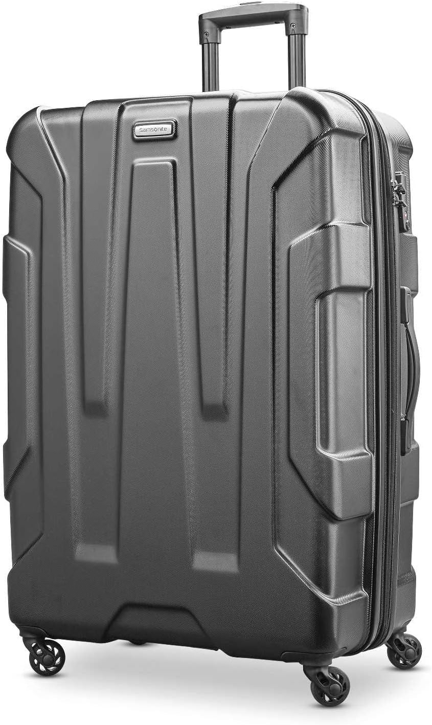 Centric Hardside Expandable Luggage with Spinner Wheels, Blue Slate, Carry-On 20-Inch