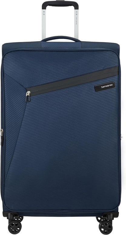 Centric Hardside Expandable Luggage with Spinner Wheels, Blue Slate, Carry-On 20-Inch