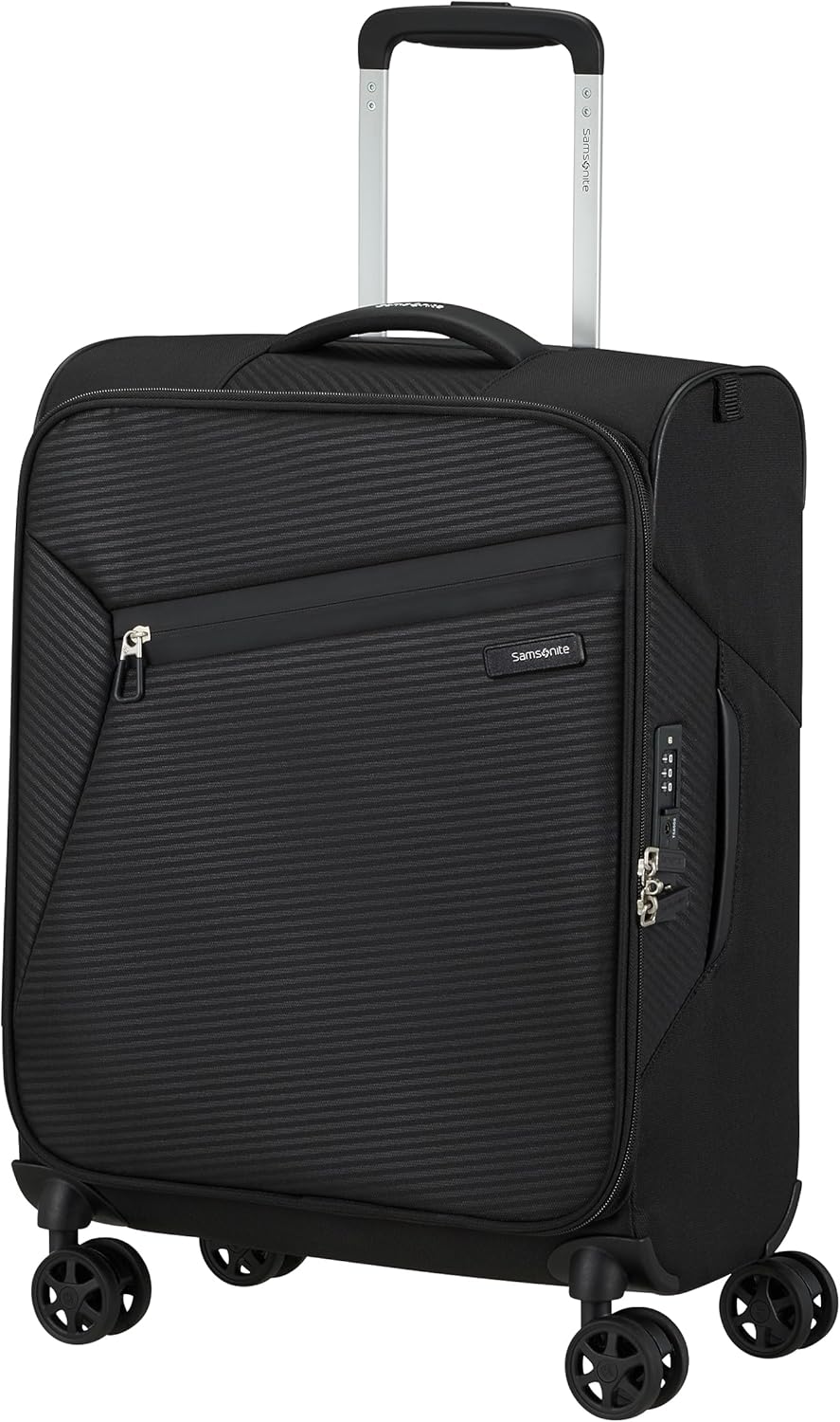 Centric Hardside Expandable Luggage with Spinner Wheels, Blue Slate, Carry-On 20-Inch