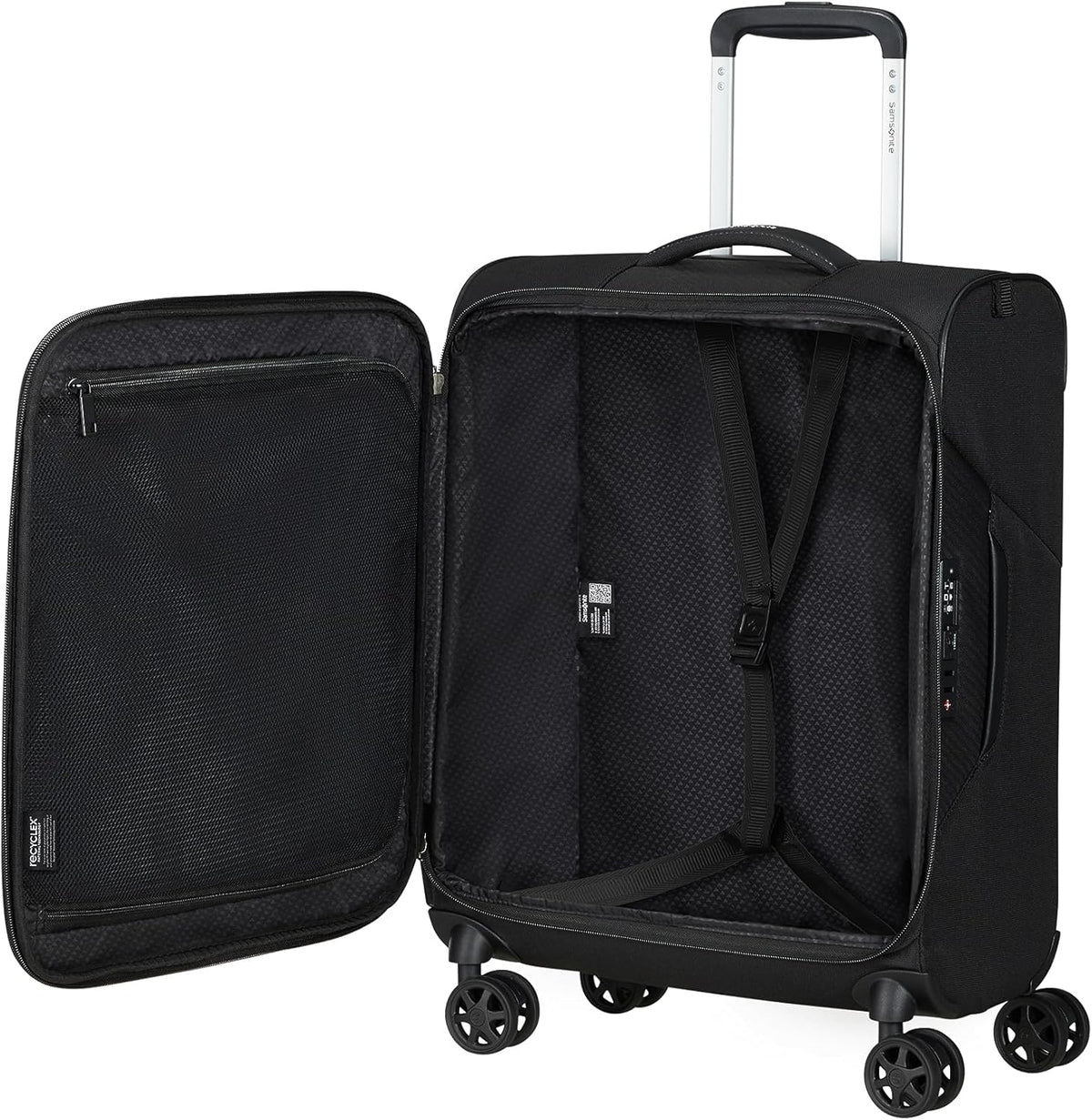 Centric Hardside Expandable Luggage with Spinner Wheels, Blue Slate, Carry-On 20-Inch