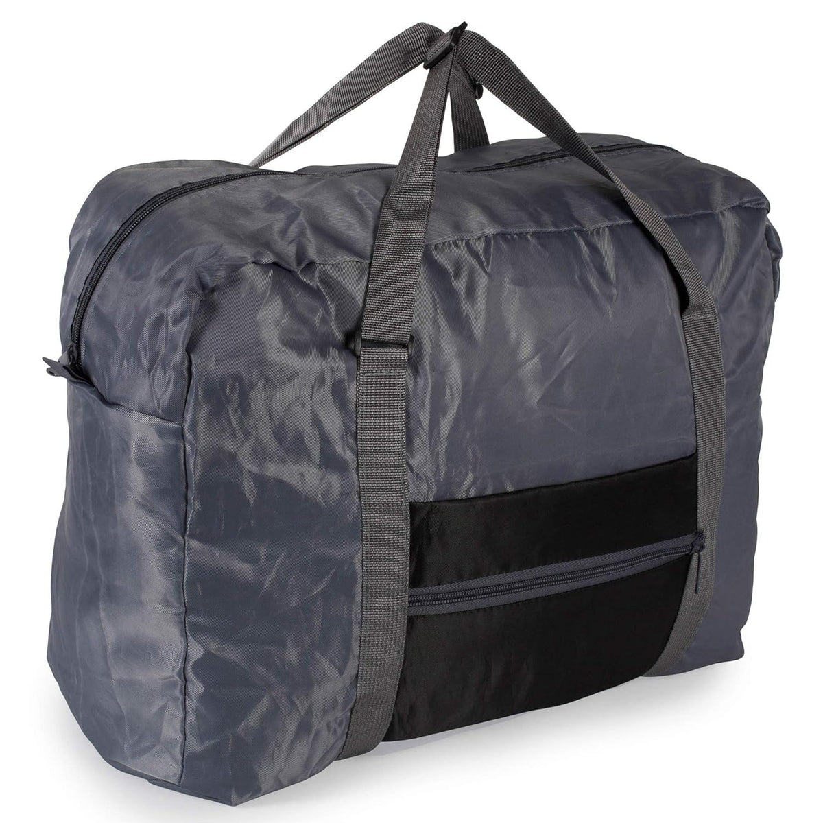 Foldable Lightweight Travel Weekender Duffle Bag for Carry On Luggage, Vacation, Sports, Yoga, Gym, and Storage - Blue