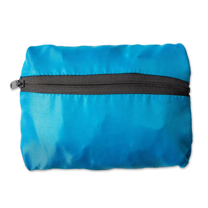 Foldable Lightweight Travel Weekender Duffle Bag for Carry On Luggage, Vacation, Sports, Yoga, Gym, and Storage - Blue