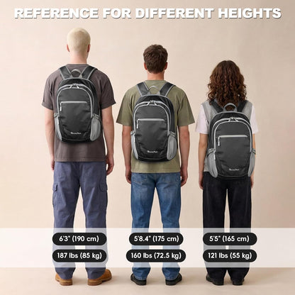 Seektop Lightweight Packable Hiking Backpack Water Resistant Expandable 20L-28L for Women Men, RFID Day Pack for Travel