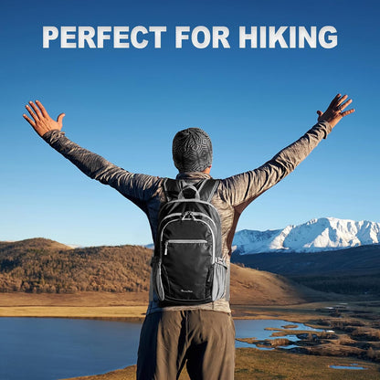 Seektop Lightweight Packable Hiking Backpack Water Resistant Expandable 20L-28L for Women Men, RFID Day Pack for Travel