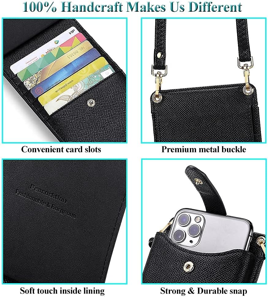 Small Crossbody Cell Phone Purse for Women, Lightweight Mini Small Crossbody Bags for Women with Card Slots