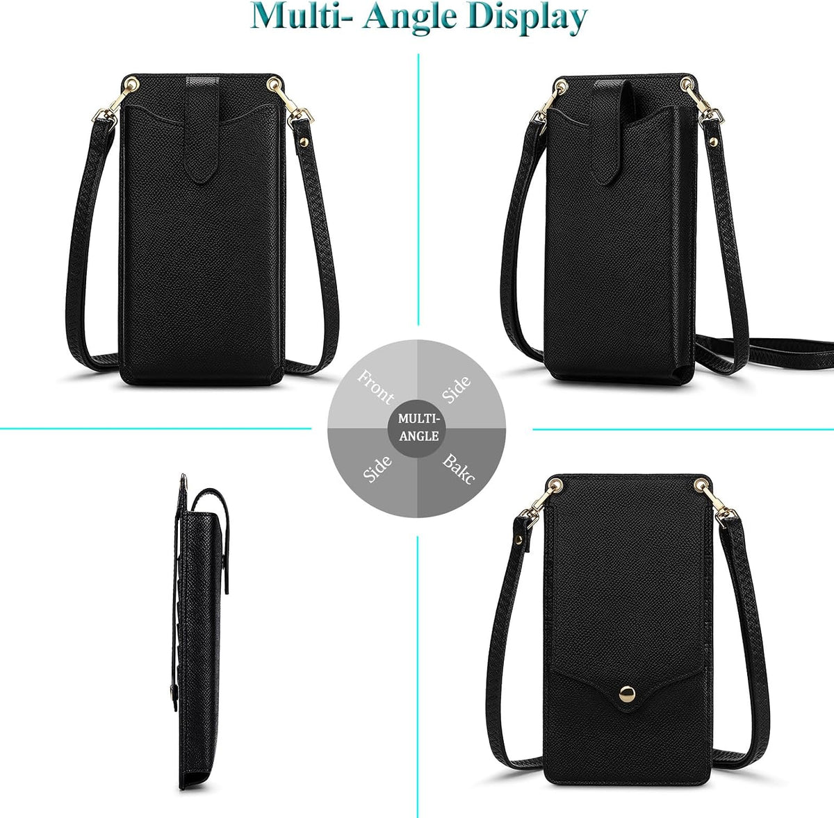 Small Crossbody Cell Phone Purse for Women, Lightweight Mini Small Crossbody Bags for Women with Card Slots