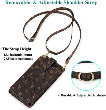 Small Crossbody Cell Phone Purse for Women, Lightweight Mini Small Crossbody Bags for Women with Card Slots