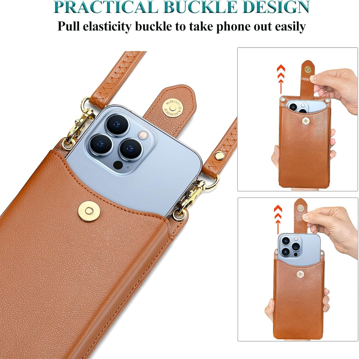 Small Crossbody Cell Phone Purse for Women, Lightweight Mini Small Crossbody Bags for Women with Card Slots