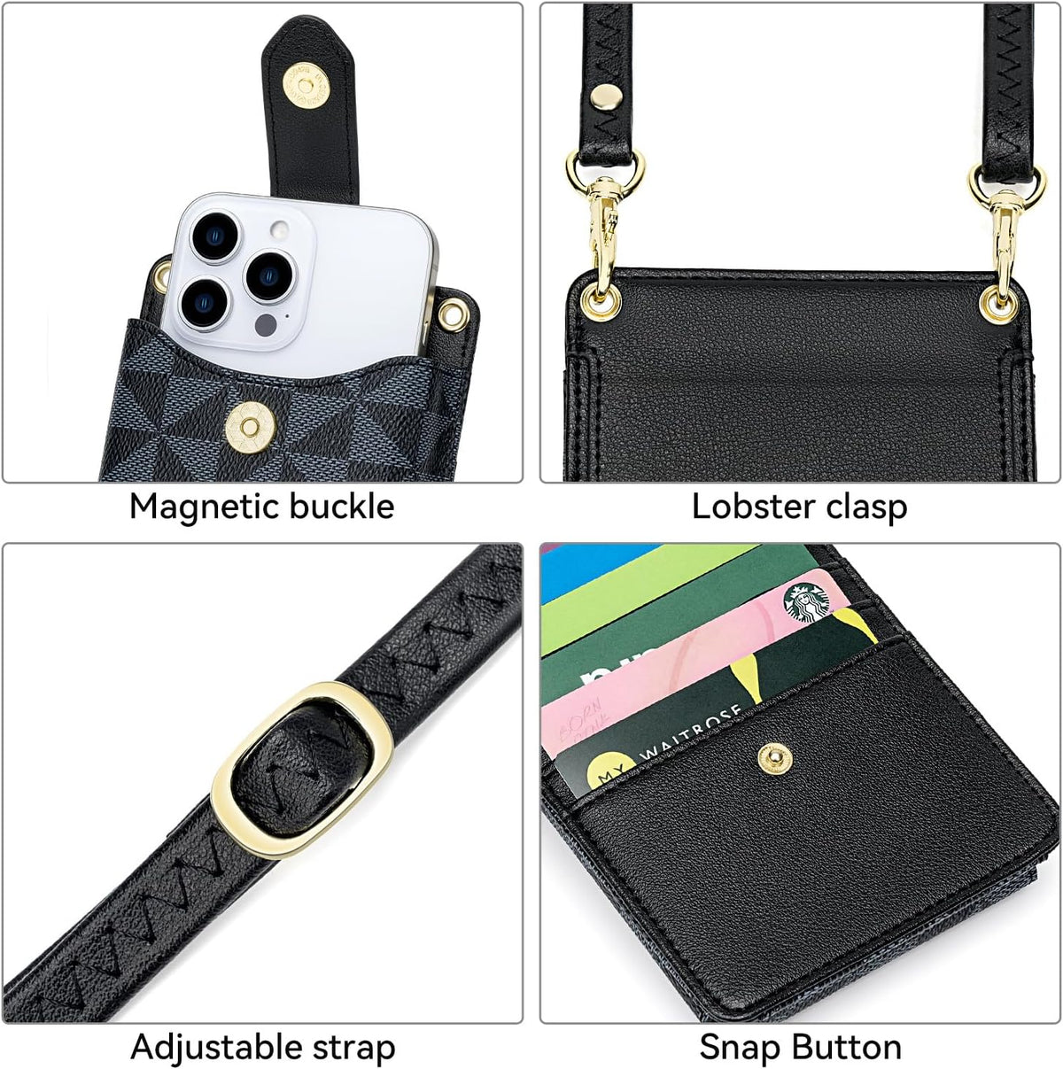 Small Crossbody Cell Phone Purse for Women, Lightweight Mini Small Crossbody Bags for Women with Card Slots