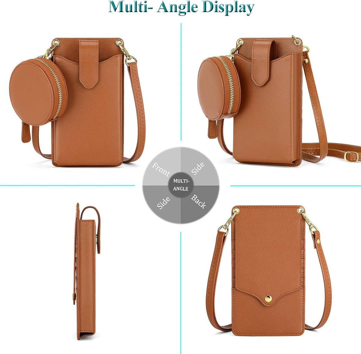 Small Crossbody Cell Phone Purse for Women, Lightweight Mini Small Crossbody Bags for Women with Card Slots