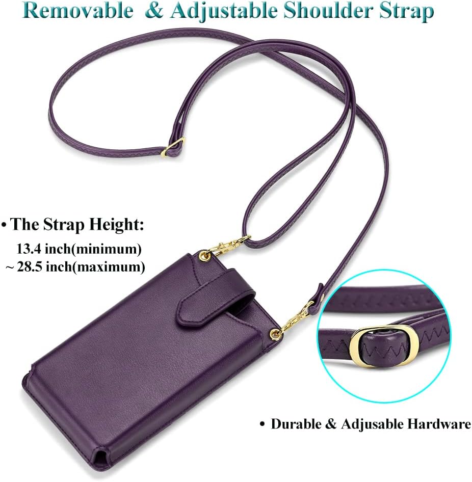 Small Crossbody Cell Phone Purse for Women, Lightweight Mini Small Crossbody Bags for Women with Card Slots