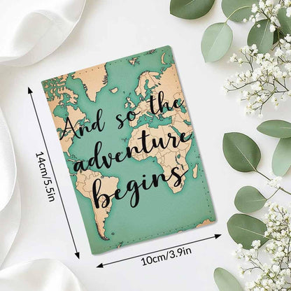 Indoor Plants Passport Holder for Travel Wall Wood Panels Flower Leaf PU Leather Passport Cover Wallet Cute Passport Card Holder for Women and Men