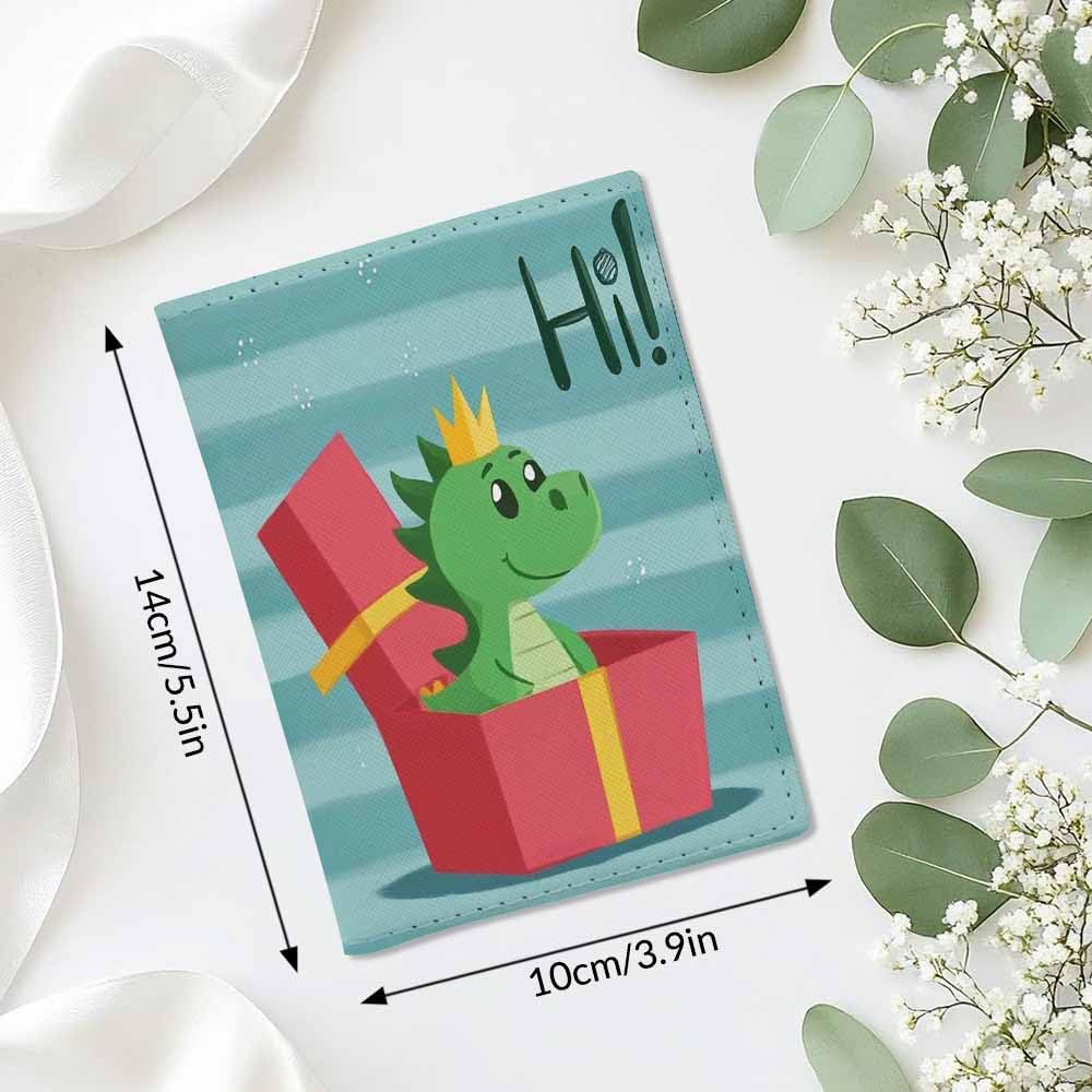 Indoor Plants Passport Holder for Travel Wall Wood Panels Flower Leaf PU Leather Passport Cover Wallet Cute Passport Card Holder for Women and Men