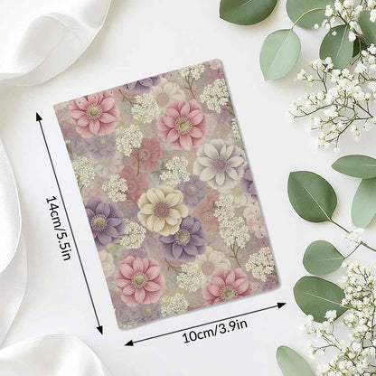 Indoor Plants Passport Holder for Travel Wall Wood Panels Flower Leaf PU Leather Passport Cover Wallet Cute Passport Card Holder for Women and Men