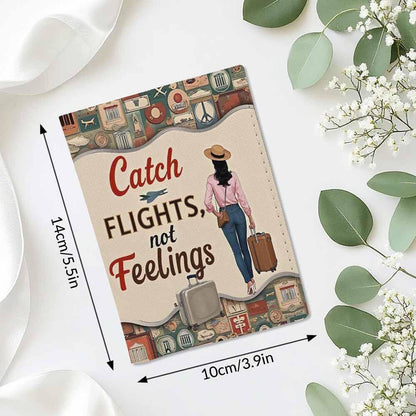 Indoor Plants Passport Holder for Travel Wall Wood Panels Flower Leaf PU Leather Passport Cover Wallet Cute Passport Card Holder for Women and Men