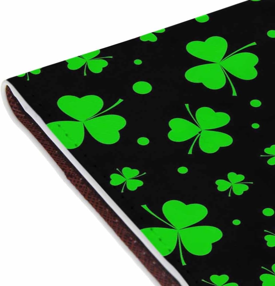 Indoor Plants Passport Holder for Travel Wall Wood Panels Flower Leaf PU Leather Passport Cover Wallet Cute Passport Card Holder for Women and Men