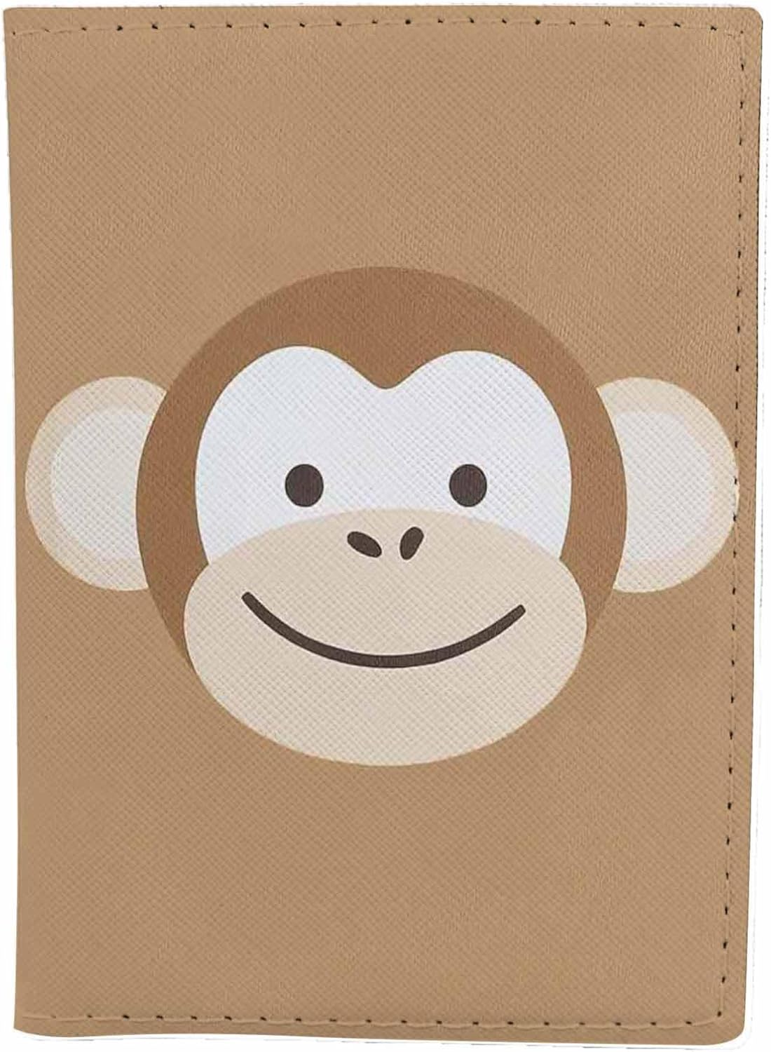 Indoor Plants Passport Holder for Travel Wall Wood Panels Flower Leaf PU Leather Passport Cover Wallet Cute Passport Card Holder for Women and Men