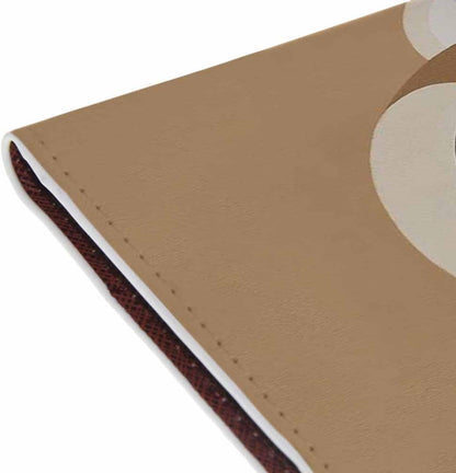 Indoor Plants Passport Holder for Travel Wall Wood Panels Flower Leaf PU Leather Passport Cover Wallet Cute Passport Card Holder for Women and Men