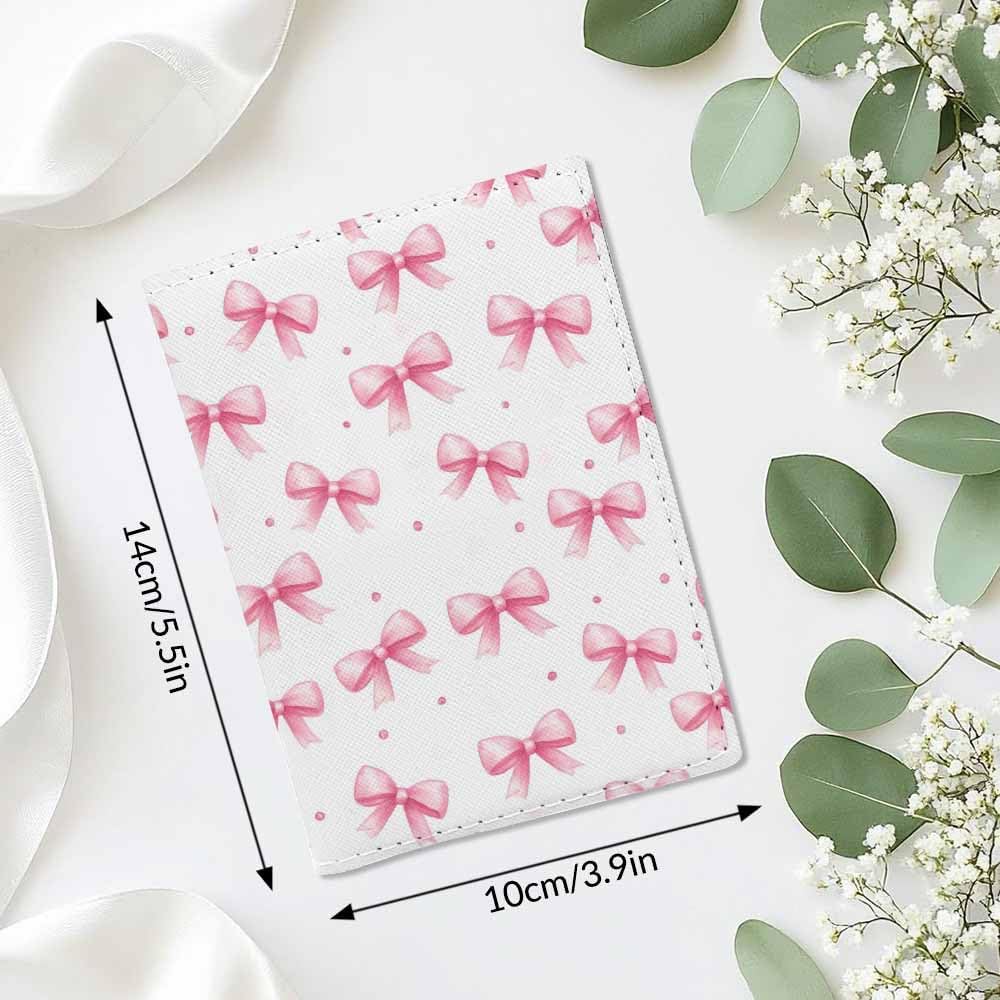 Indoor Plants Passport Holder for Travel Wall Wood Panels Flower Leaf PU Leather Passport Cover Wallet Cute Passport Card Holder for Women and Men