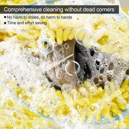 Shoe Washing Machine Bag Sole suds Magic Bag Laundry Shoes Bag (2pc Yellow)