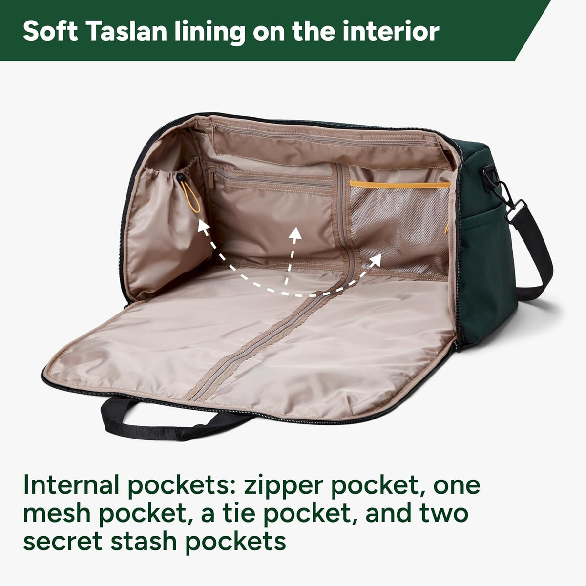 Halfday Convertible 2-in-1 Premium Garment Duffel Weekender Bag 45L: Wrinkle-Free Travel (Hanging Suit Compartment, Shoe Pockets, Trolley Sleeve), Balistic Nylon Carry-on, Jet