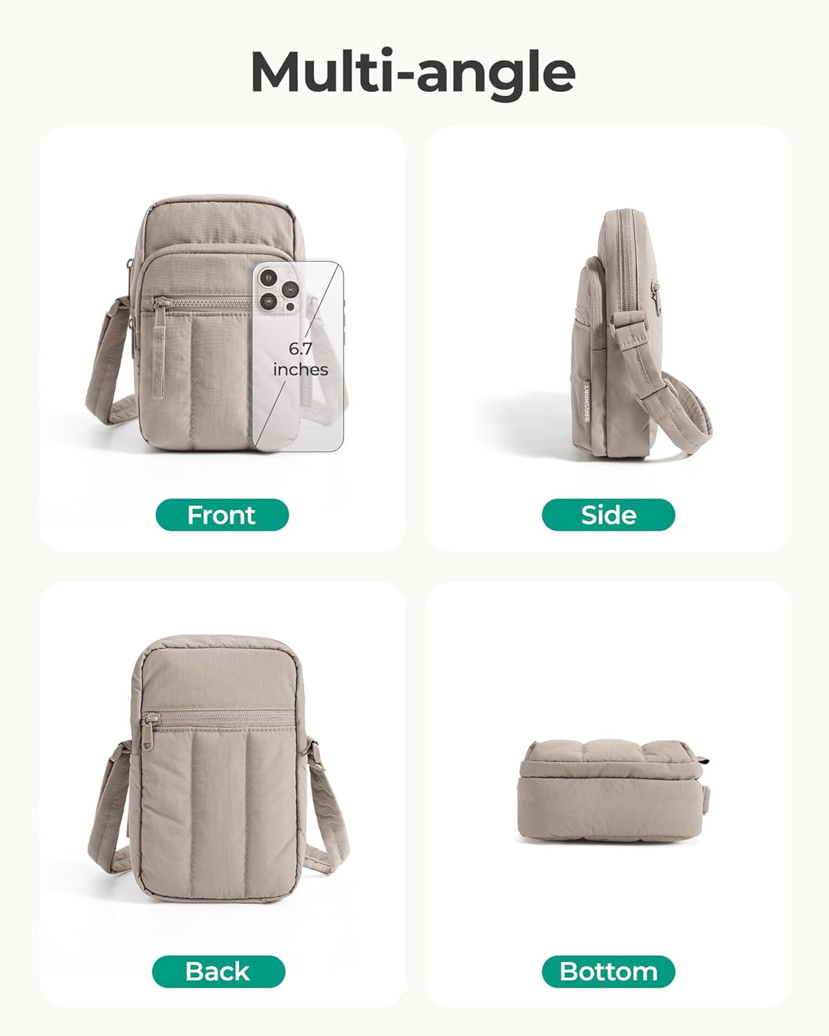 Crossbody Bags for Women, Mini Cell Phone Cross body Purses Travel Wallet with RFID Blocking Card Slots