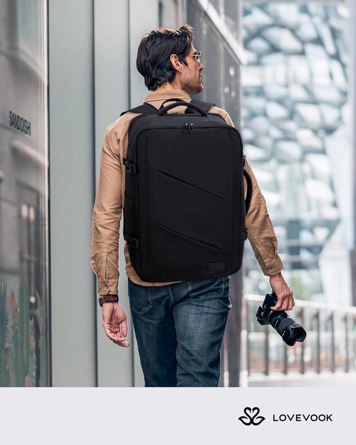 Travel Carry on Backpack for Men Women,Expandable 40L Extra Large Travel Laptop Backpack,Water Resistant Durable TSA Airline Approved Business College Carry on Bag Fit 17 Inch Computer,3 Pcs
