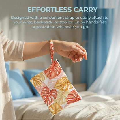 Wet Bag, 2 Pack Travel Vacation Reusable Waterproof Dry Wet Zipper Organizer for Weekend Getaway Beach Trip Gym Daily Toiletry Storage