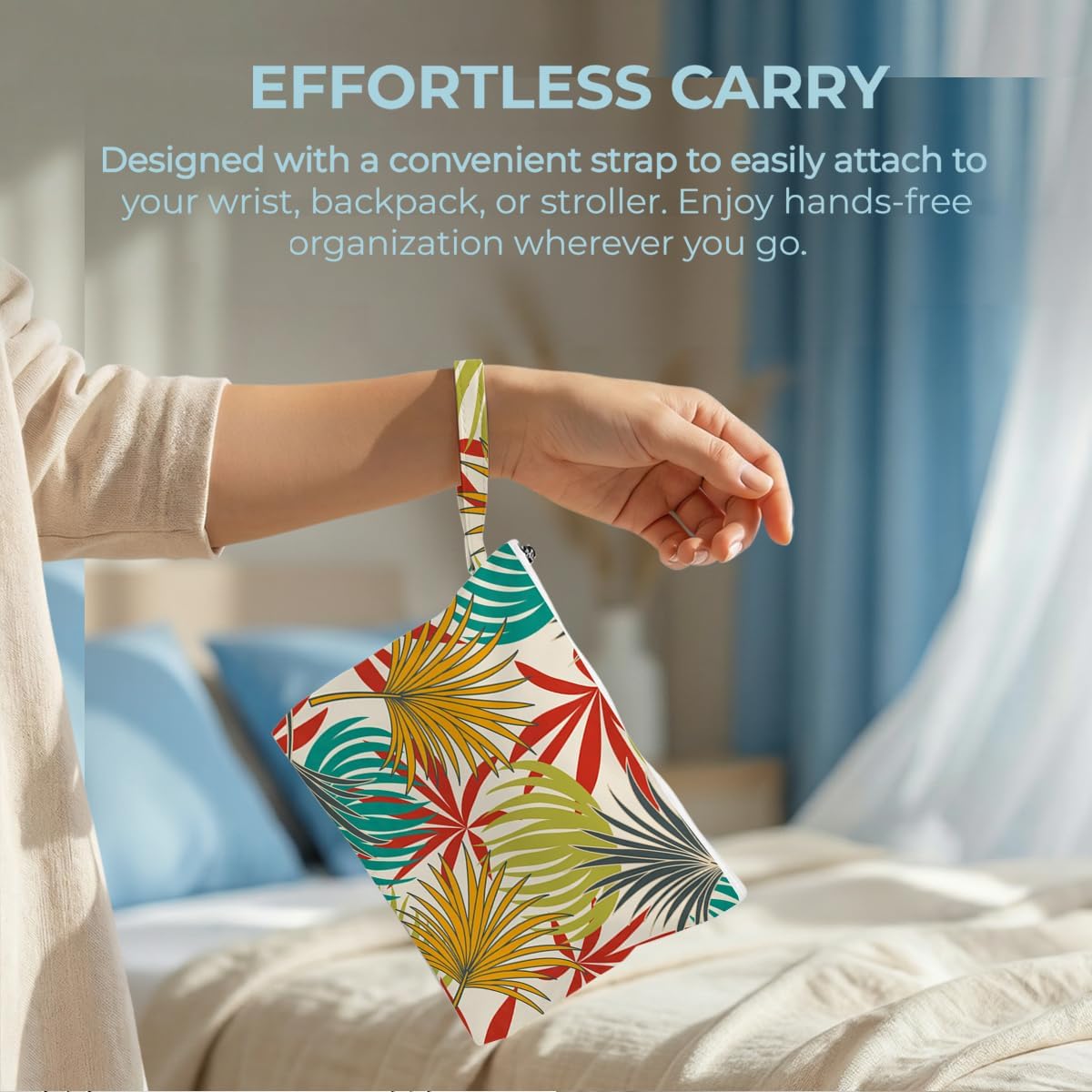 Wet Bag, 2 Pack Travel Vacation Reusable Waterproof Dry Wet Zipper Organizer for Weekend Getaway Beach Trip Gym Daily Toiletry Storage