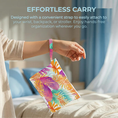 Wet Bag, 2 Pack Travel Vacation Reusable Waterproof Dry Wet Zipper Organizer for Weekend Getaway Beach Trip Gym Daily Toiletry Storage
