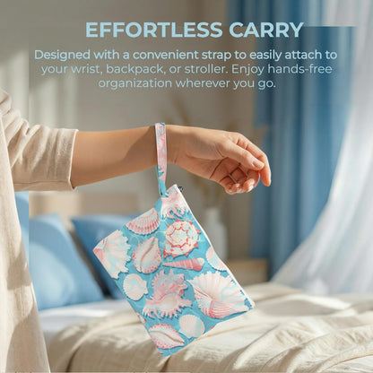 Wet Bag, 2 Pack Travel Vacation Reusable Waterproof Dry Wet Zipper Organizer for Weekend Getaway Beach Trip Gym Daily Toiletry Storage