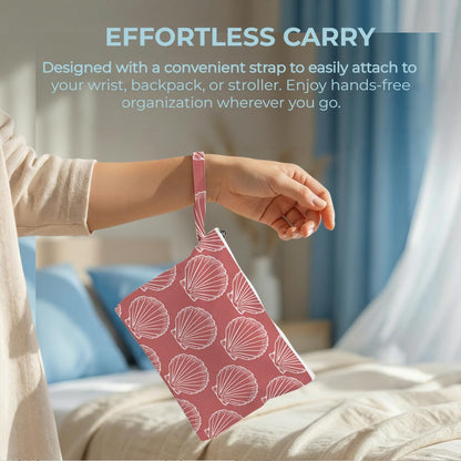 Wet Bag, 2 Pack Travel Vacation Reusable Waterproof Dry Wet Zipper Organizer for Weekend Getaway Beach Trip Gym Daily Toiletry Storage