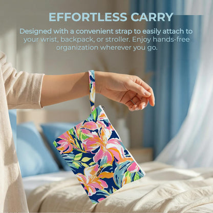 Wet Bag, 2 Pack Travel Vacation Reusable Waterproof Dry Wet Zipper Organizer for Weekend Getaway Beach Trip Gym Daily Toiletry Storage