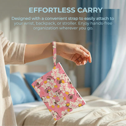 Wet Bag, 2 Pack Travel Vacation Reusable Waterproof Dry Wet Zipper Organizer for Weekend Getaway Beach Trip Gym Daily Toiletry Storage