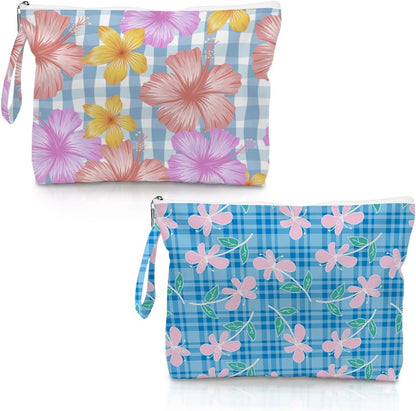 Wet Bag, 2 Pack Travel Vacation Reusable Waterproof Dry Wet Zipper Organizer for Weekend Getaway Beach Trip Gym Daily Toiletry Storage