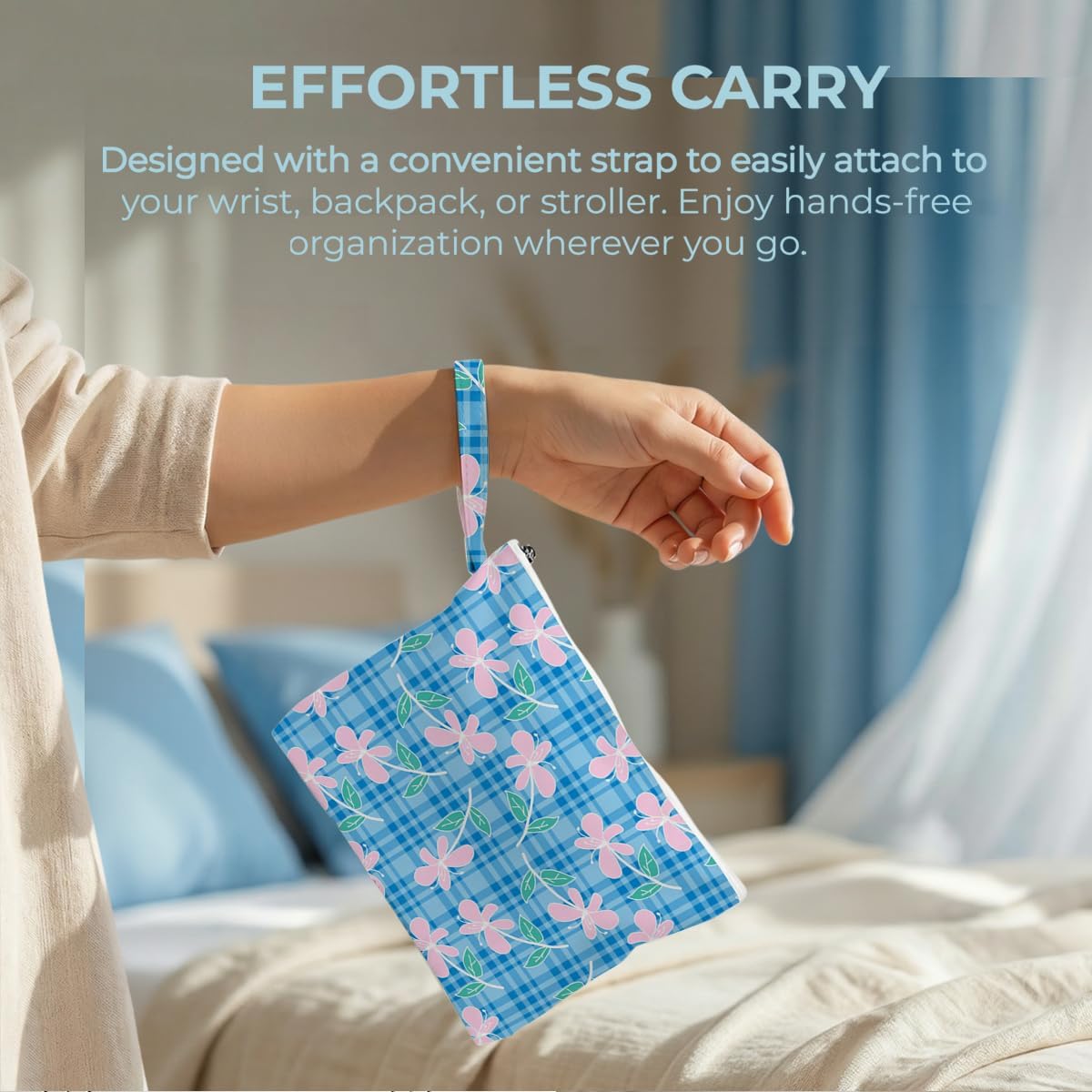 Wet Bag, 2 Pack Travel Vacation Reusable Waterproof Dry Wet Zipper Organizer for Weekend Getaway Beach Trip Gym Daily Toiletry Storage