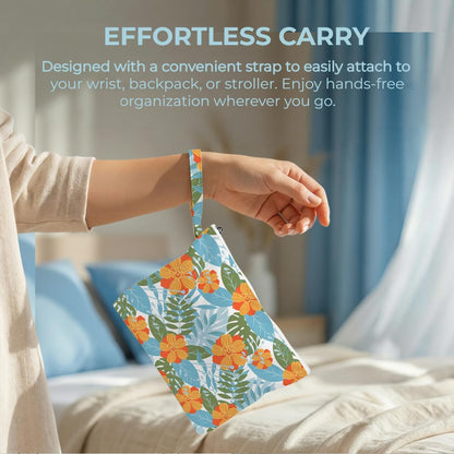 Wet Bag, 2 Pack Travel Vacation Reusable Waterproof Dry Wet Zipper Organizer for Weekend Getaway Beach Trip Gym Daily Toiletry Storage