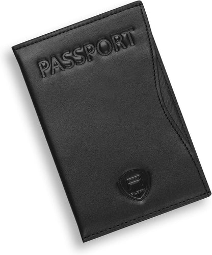 RFID Passport Holder Women Men RFID Blocking Travel Passport Wallet Case Genuine Leather Passport Cover porta pasaporte