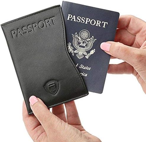 RFID Passport Holder Women Men RFID Blocking Travel Passport Wallet Case Genuine Leather Passport Cover porta pasaporte