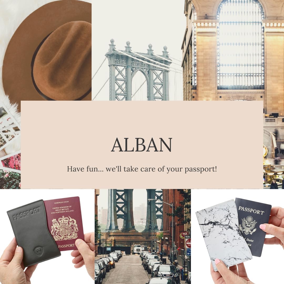 RFID Passport Holder Women Men RFID Blocking Travel Passport Wallet Case Genuine Leather Passport Cover porta pasaporte