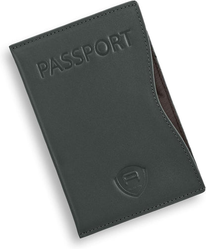 RFID Passport Holder Women Men RFID Blocking Travel Passport Wallet Case Genuine Leather Passport Cover porta pasaporte